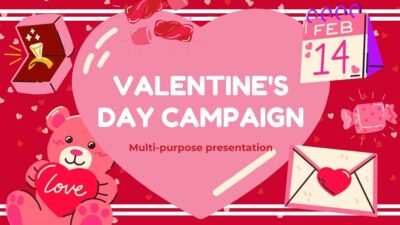 Cute Illustrated Valentine's Day Campaign Slides