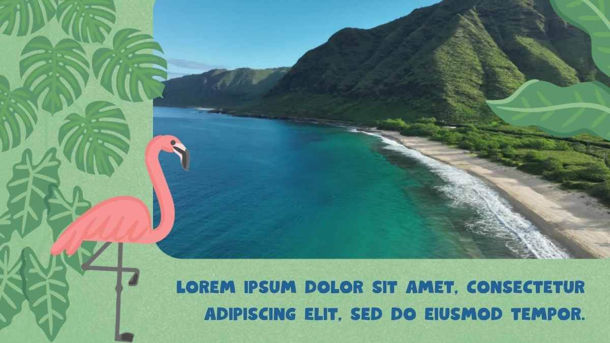 Slide Kampanye Pemasaran Liburan ke Hawaii dengan Ilustrasi Lucu - slide 11