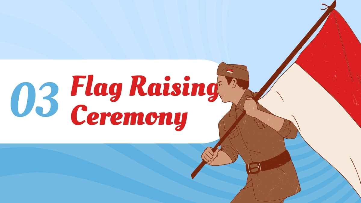 Cute Indonesian Flag Raising - slide 10