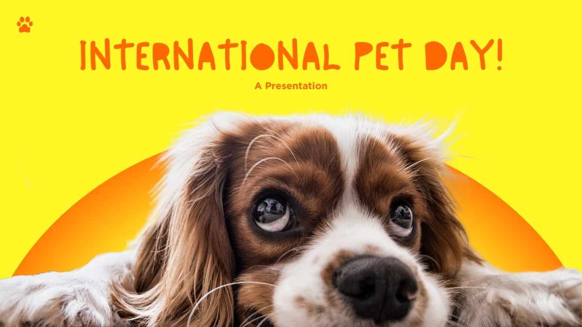 Cute International Pet Day Slides - slide 1