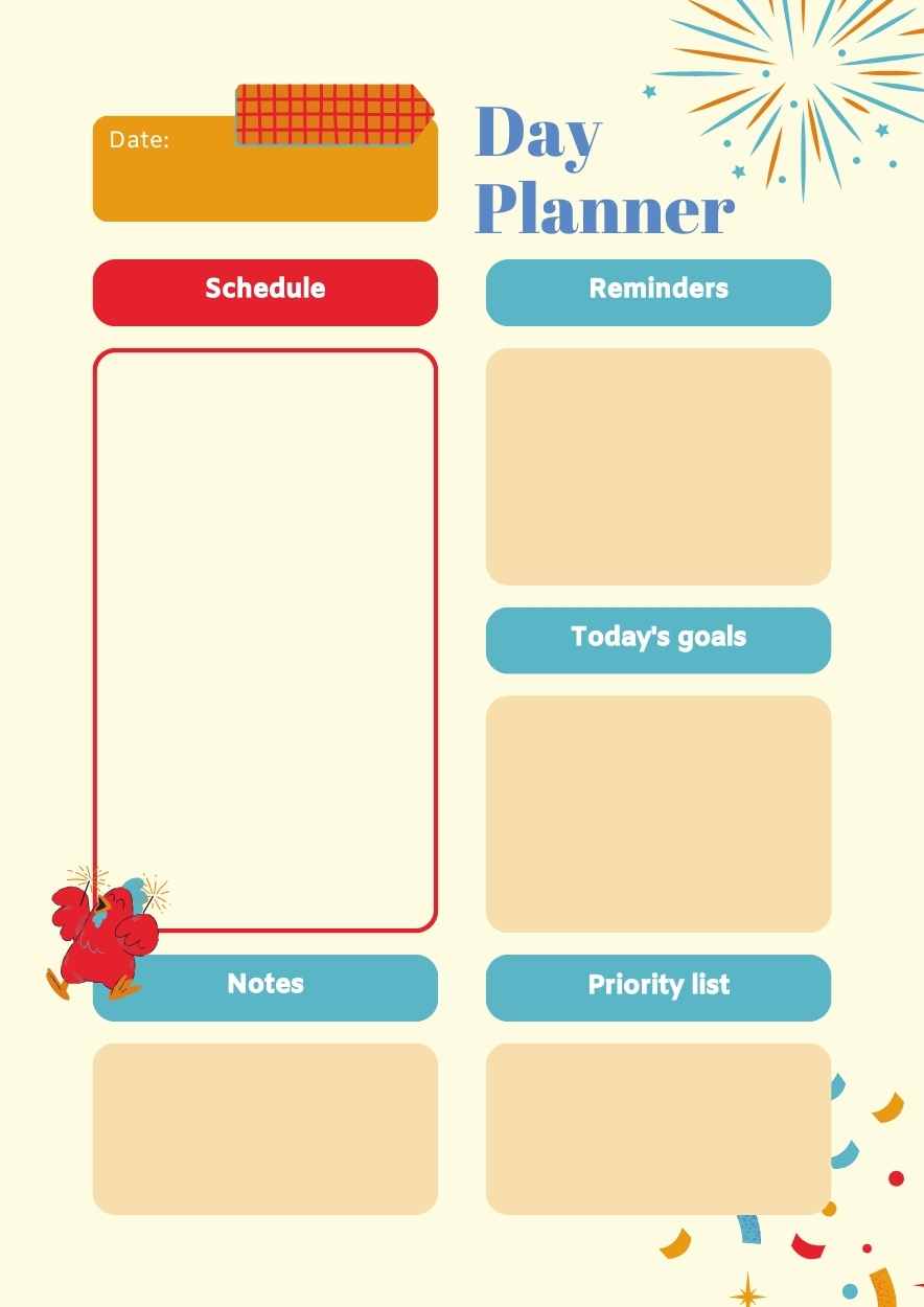 Cute January Calendar Planner - slide 2