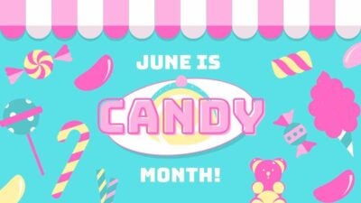 Cute June is Candy Month! Slides