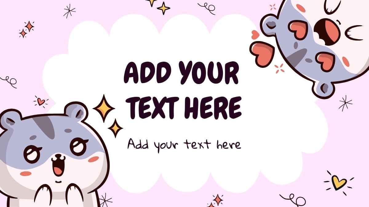 Cute Kawaii Japan Background Slides - slide 7