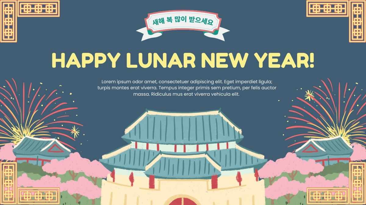 Cute Korean Lunar New Year Slides - slide 13