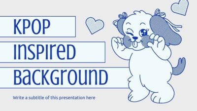 Cute Kpop Y2k Background Slides