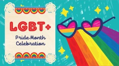 Cute LGTB+ Pride Month Celebration Slides