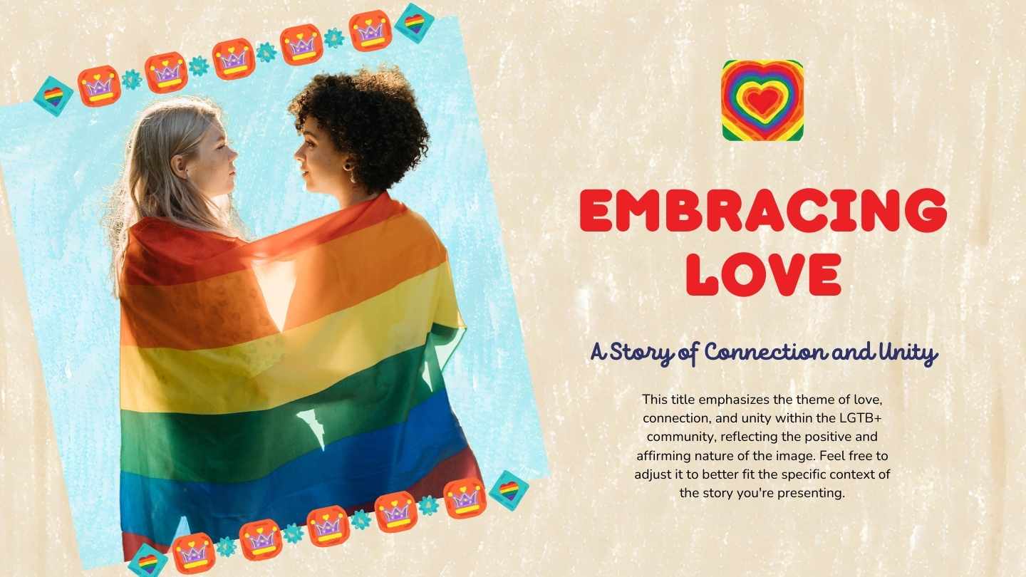 Cute LGTB+ Pride Month Celebration Slides - slide 9