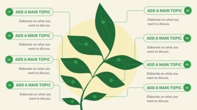 Cute Leaf Growth Process Diagram