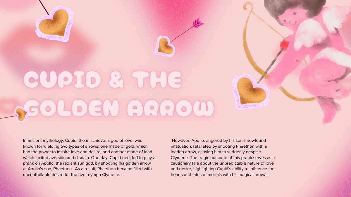 Cute Legends About Cupid Slides - slide 6