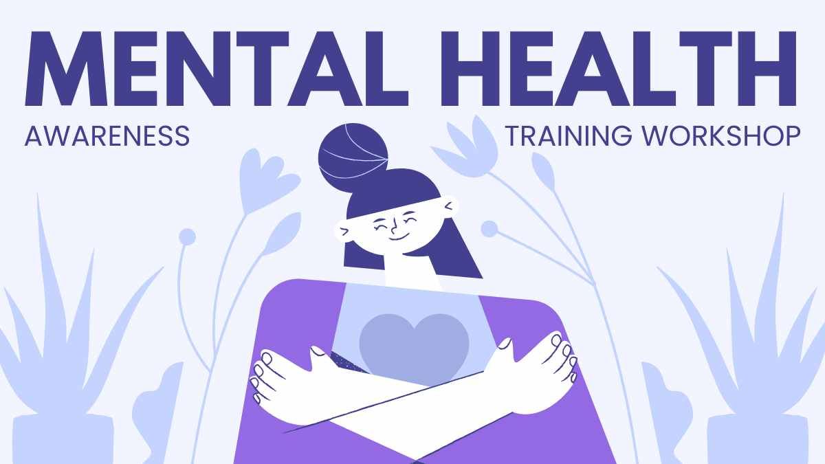 Cute Mental Health Awareness Training Workshop - diapositiva 1