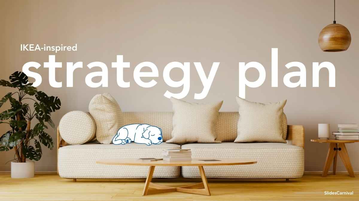 Cute Modern IKEA-Inspired Strategy Plan Slides - slide 1