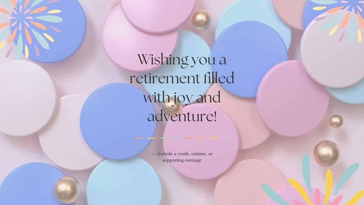 Cute Goodbye Slideshow for Retirement - diapositiva 4