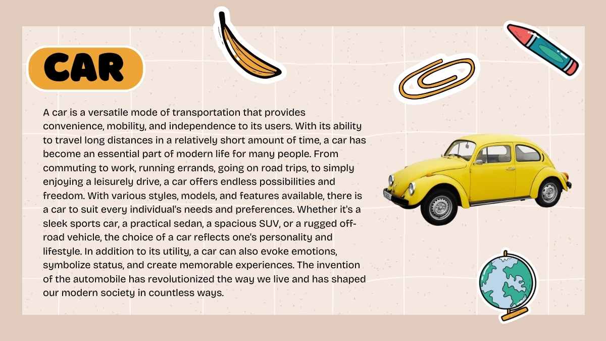 Cute Modes of Transport for Pre-K - slide 6