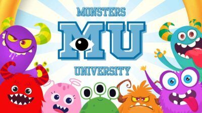 Cute Monsters University Slides