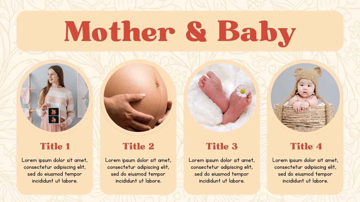 Cute Mother and Baby Minitheme - diapositiva 9