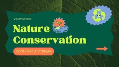 Slides Carnival Google Slides and PowerPoint Template Cute Nature Conservation Social Media Strategy 1