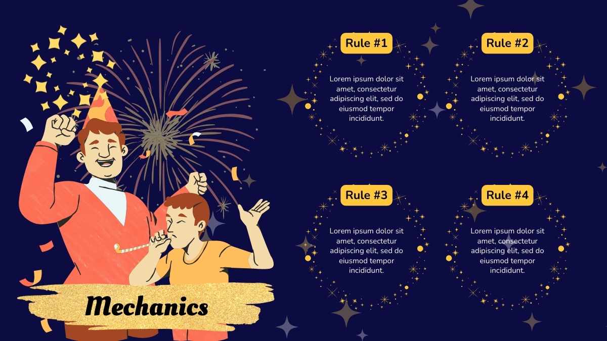 Quiz de Perguntas e Respostas para Festa de Ano Novo Adorável - deslizar 3