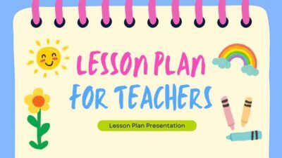 Cute Notebook Lesson Plan for Teachers