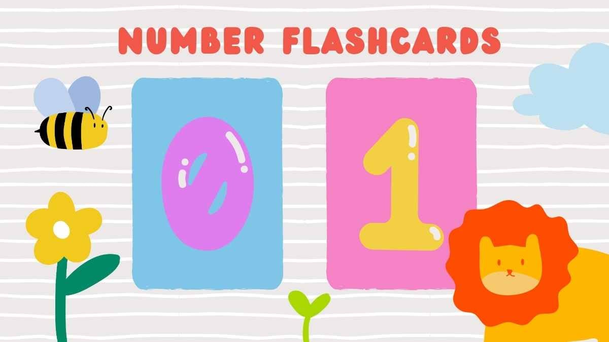 Cute Number Flashcards - slide 4