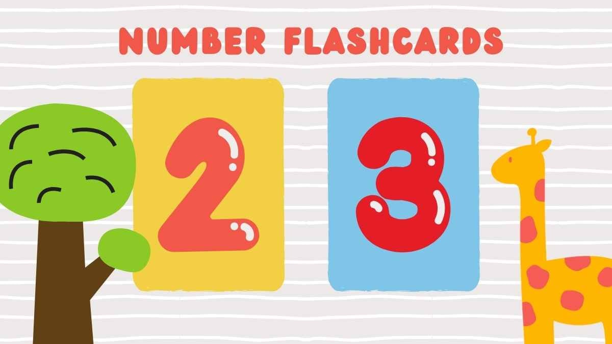 Cute Number Flashcards - slide 5