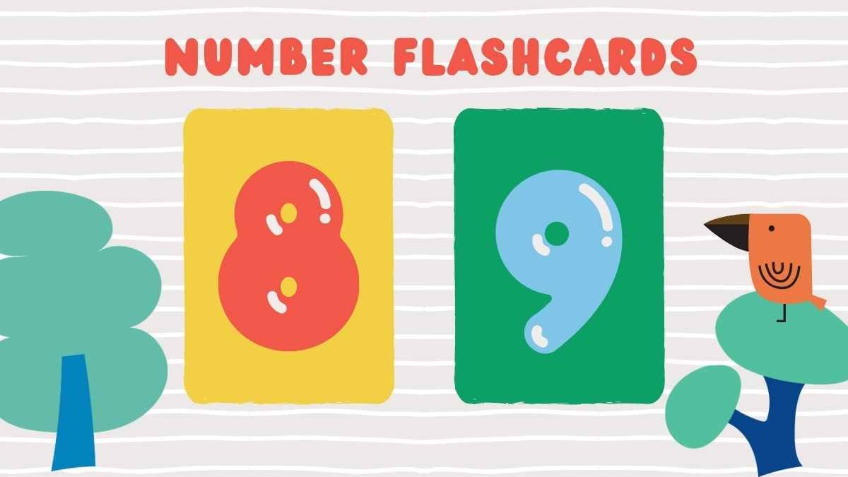 Cute Number Flashcards - slide 8