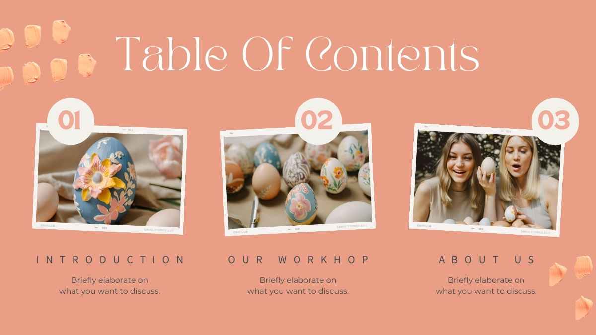 Cute Pastel Easter Egg Workshop Slides - slide 2