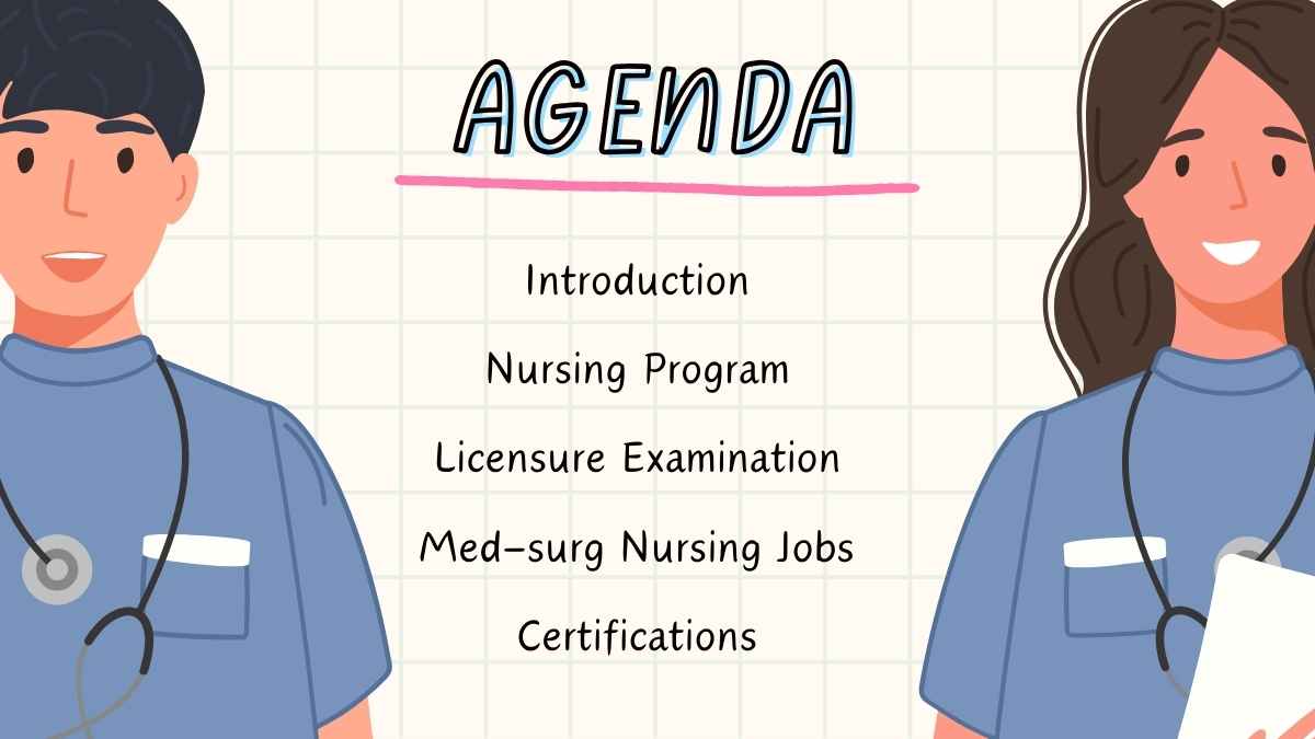 Slide Keperawatan Medis-Bedah dengan Sentuhan Pastel yang Menggemaskan - slide 3