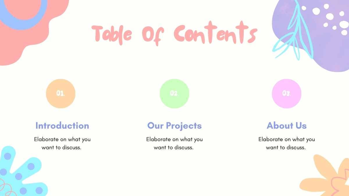 Cute Pastel Portfolio Slides - slide 3