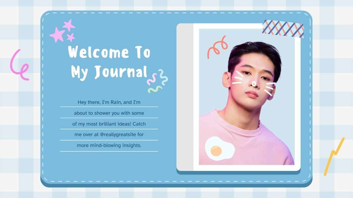 Cute Photocard Journal Slides - slide 3