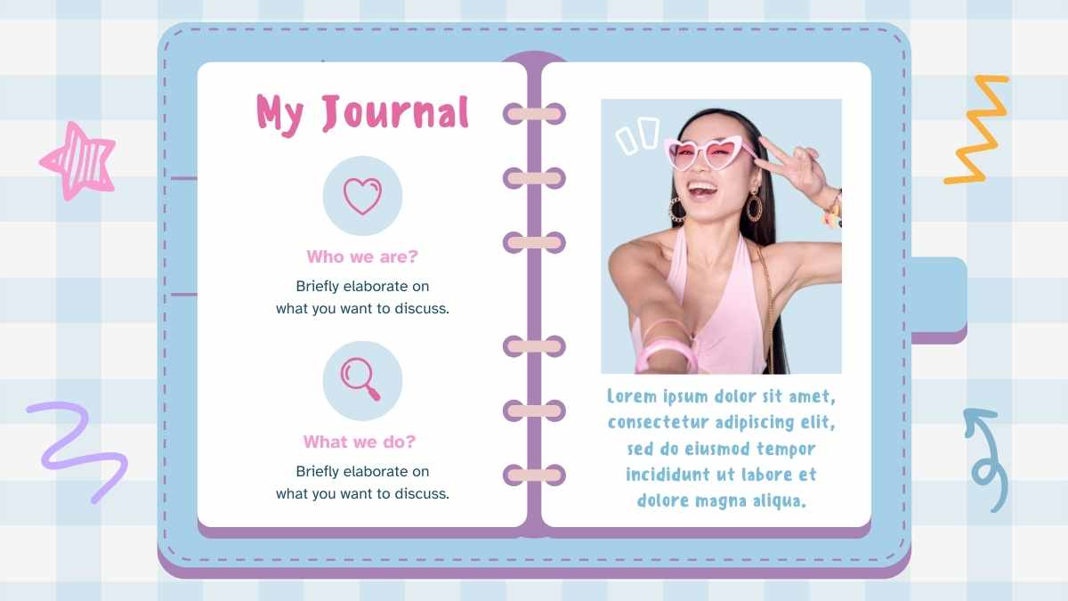 Cute Photocard Journal Slides - slide 6