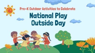 Actividades al Aire Libre Divertidas para Pre-K para Celebrar el Día Nacional de Jugar Afuera Plantillas