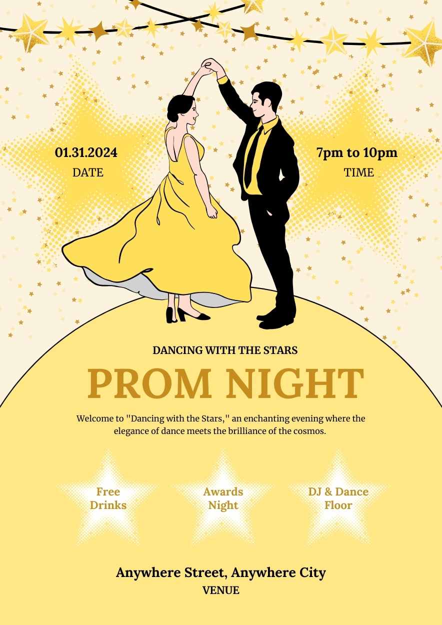 Cute Prom Night Celebration Posters - slide 1