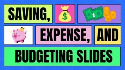 Cute Saving, Expense, and Budgeting Slides