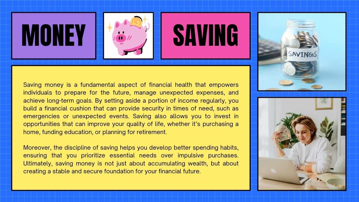 Cute Saving, Expense, and Budgeting Slides - slide 4