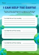 Slides Carnival Google Slides and PowerPoint Template Cute Saving Our Planet Earth Worksheet 1