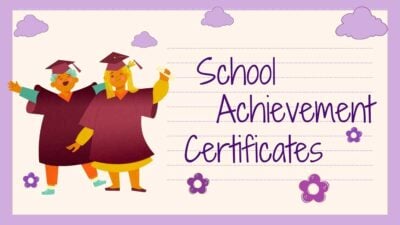 Cute School Achievement Certificates