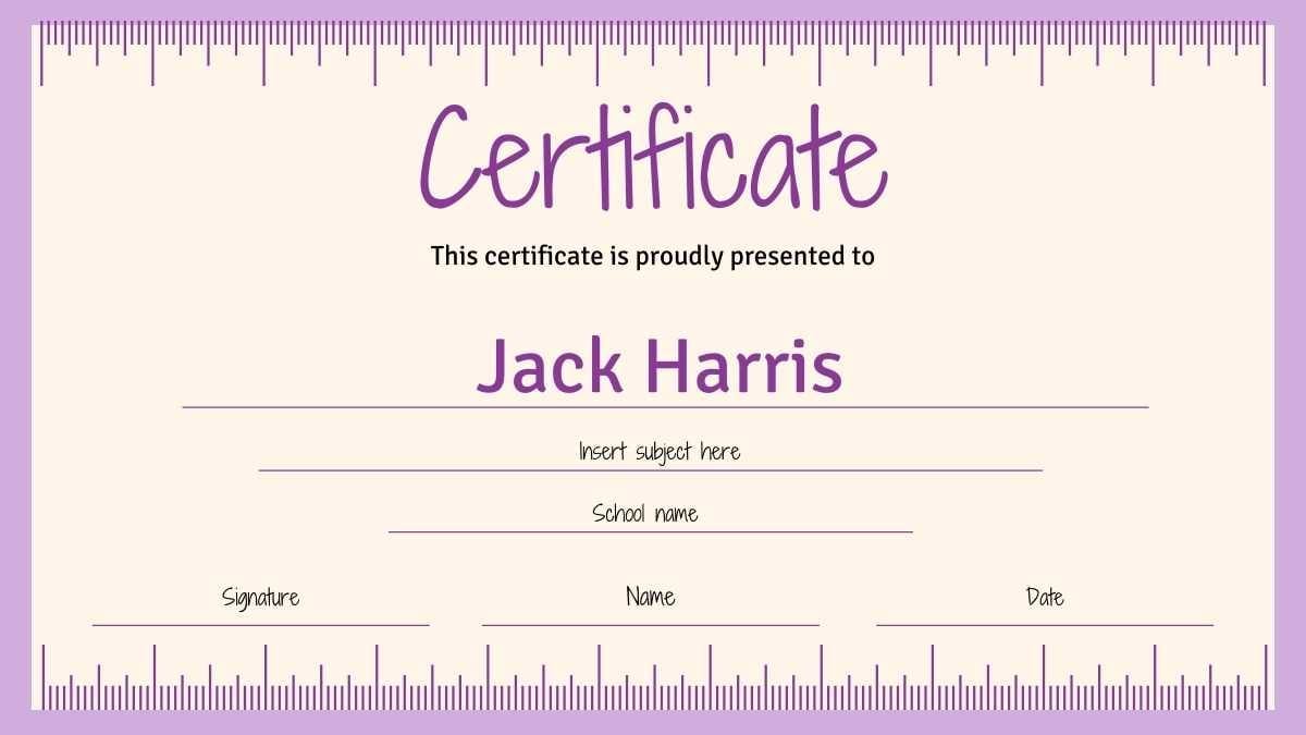 Cute School Achievement Certificates - slide 13