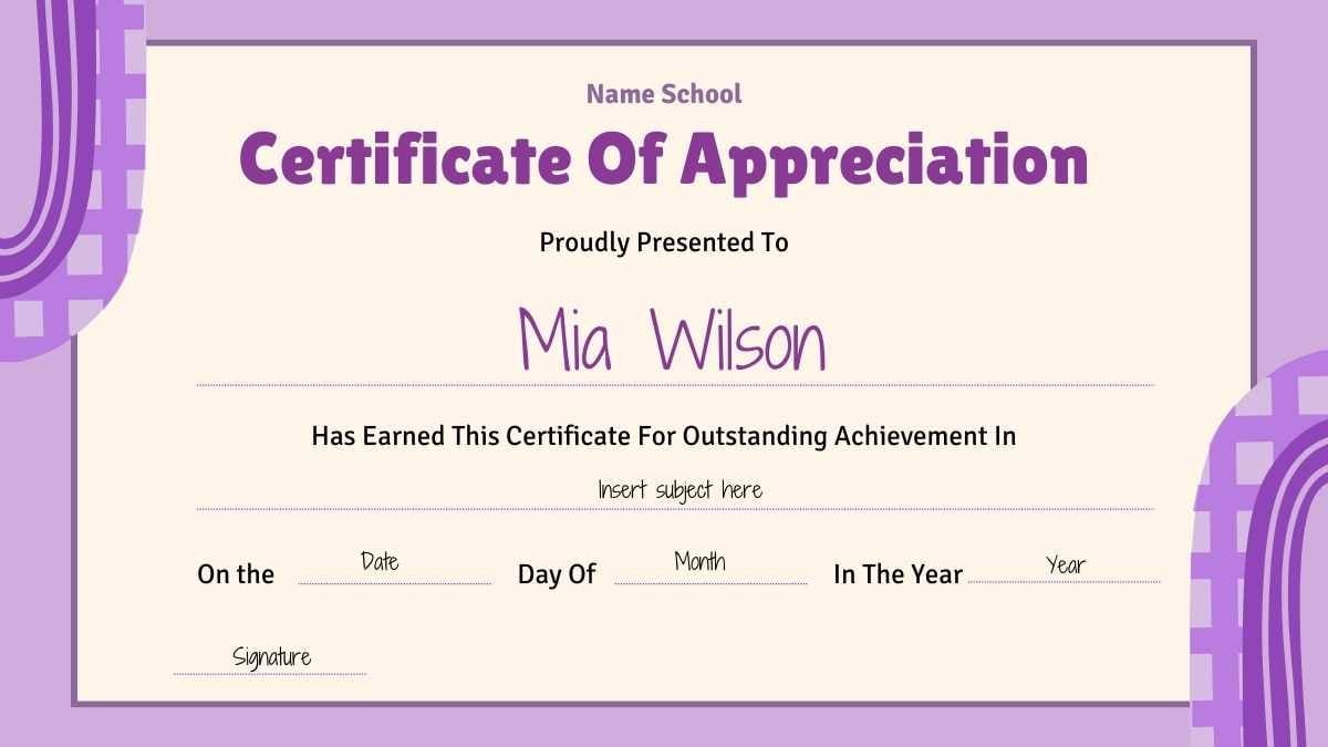 Cute School Achievement Certificates - slide 6