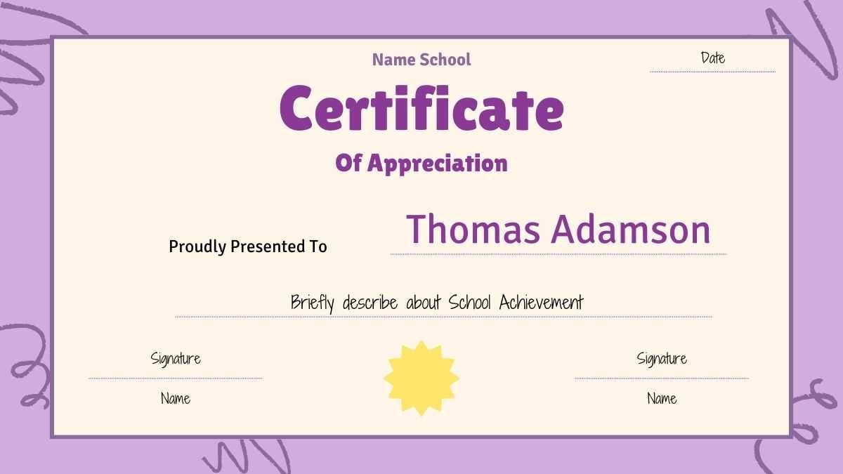 Cute School Achievement Certificates - slide 7