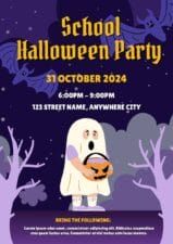 Slides Carnival Google Slides and PowerPoint Template Cute School Halloween Party Poster for Students 1