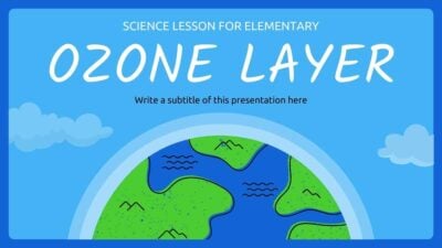 Slides Carnival Google Slides and PowerPoint Template Cute Science Lesson for Elementary Ozone Layer 1