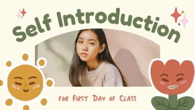 Cute Self Introduction for First Day of Class Slides