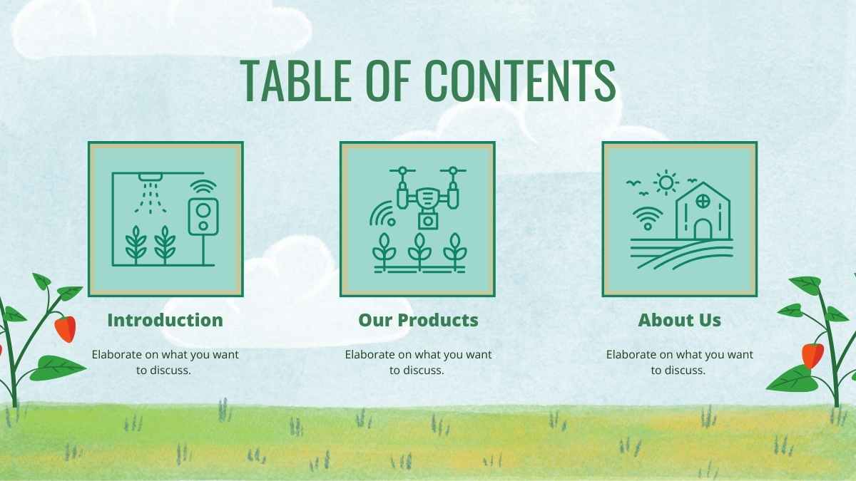 Encantadora Plantilla Inteligente para Presentación de Agricultura - diapositiva 3