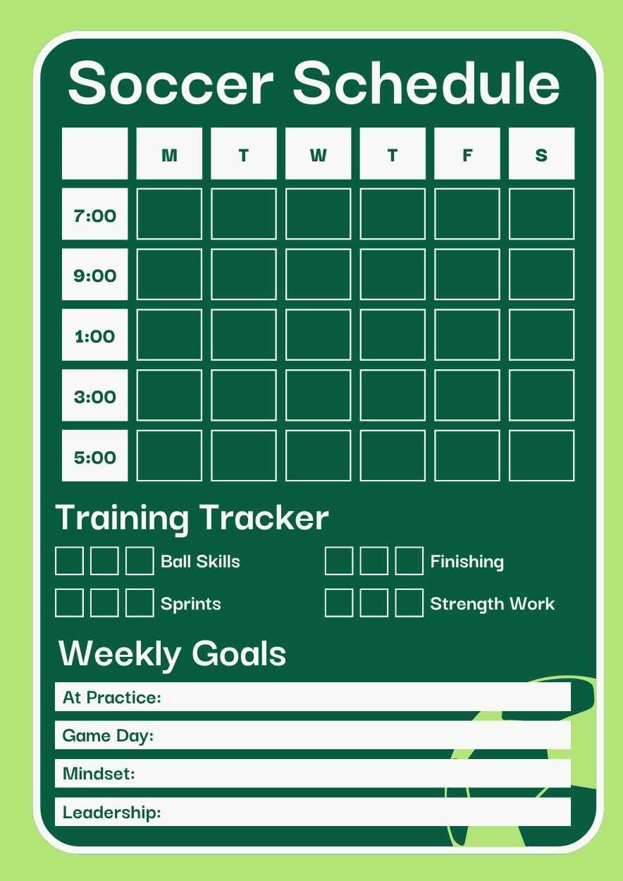 Worksheet Jadwal Sepak Bola yang Imut - slide 2