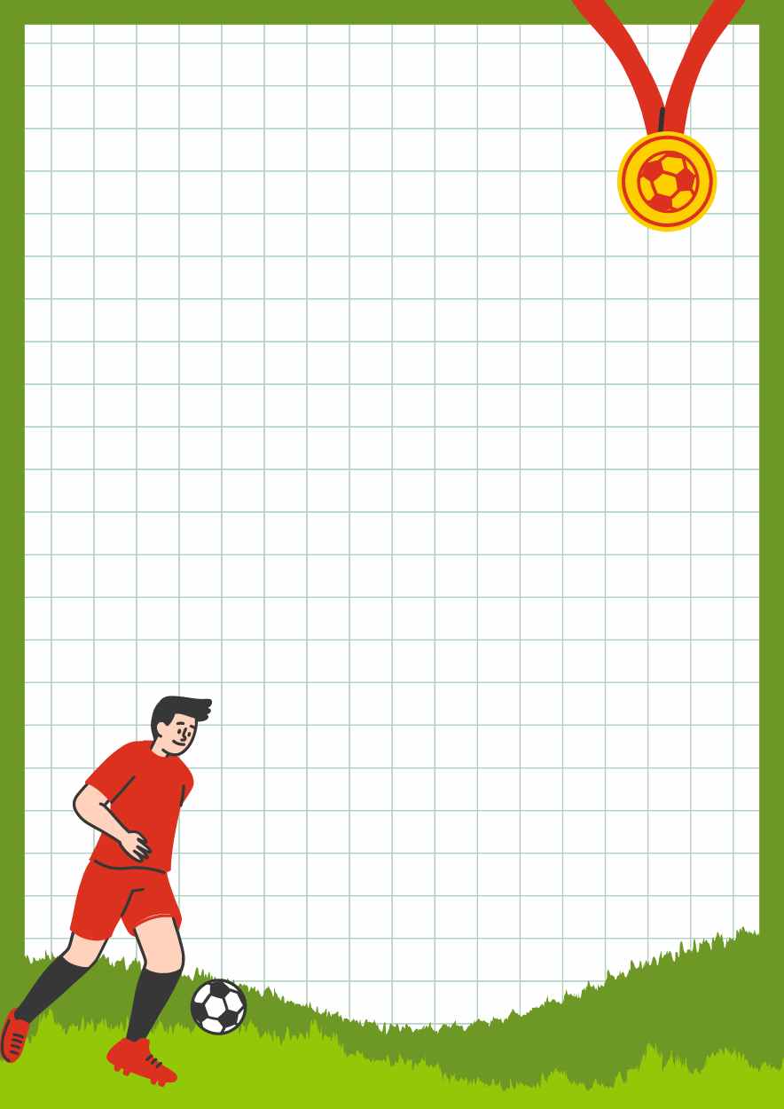 Cute Soccer Stationary Worksheets - slide 3