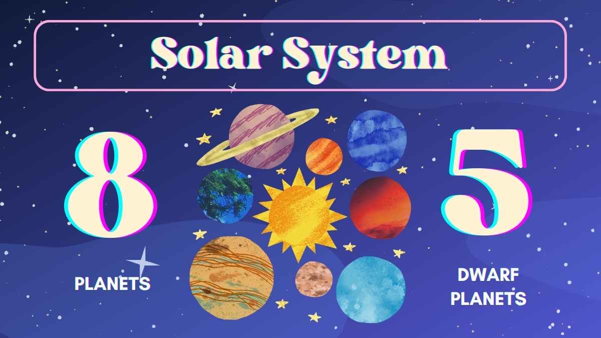 Plantillas Adorables del Espacio y la Galaxia para Preescolar - diapositiva 8