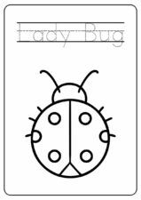 Cute Spring Coloring Worksheet