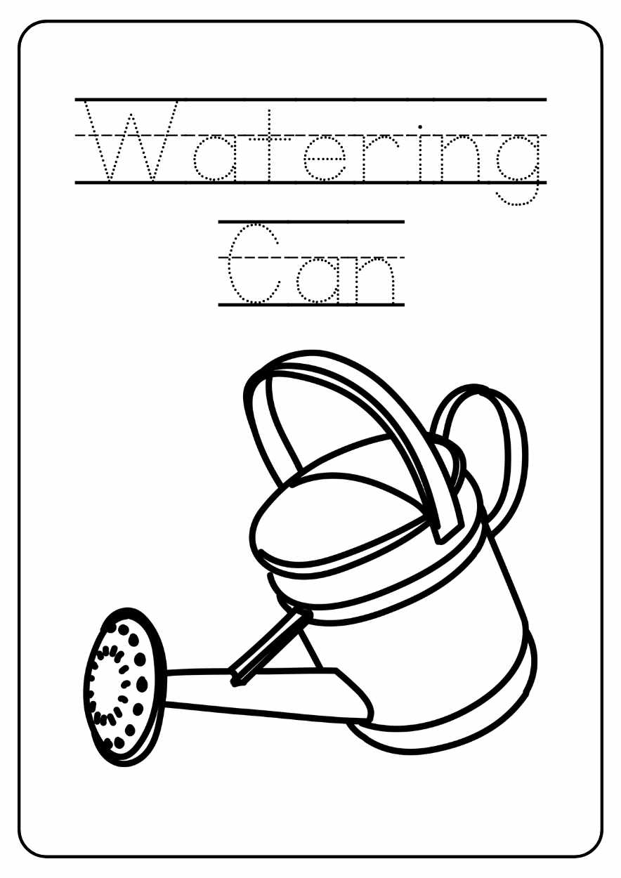 Cute Spring Coloring Worksheet - slide 6