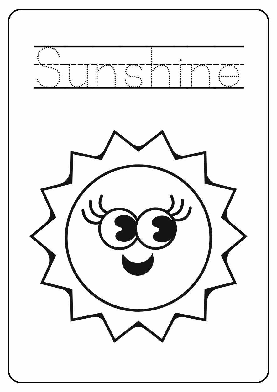 Cute Spring Coloring Worksheet - diapositiva 8