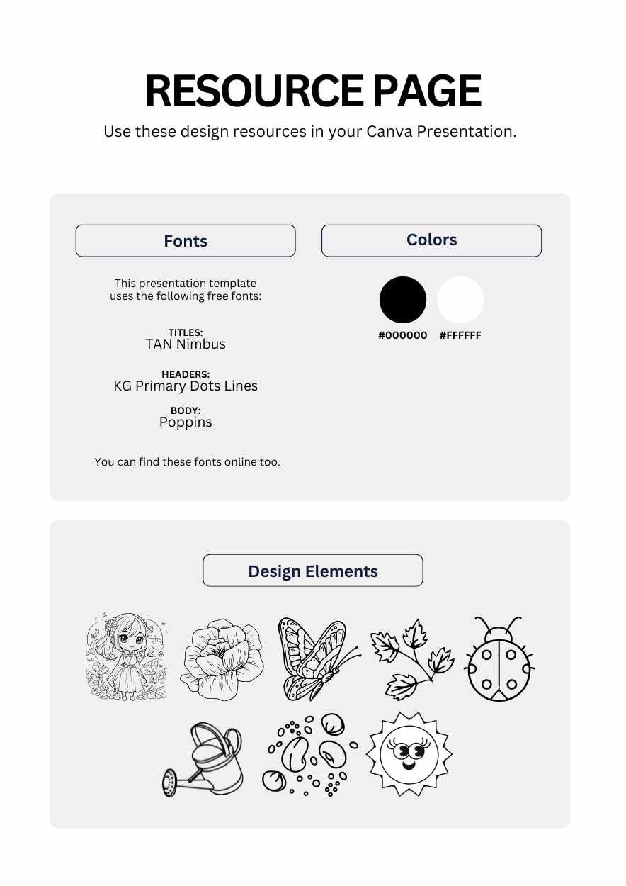 Cute Spring Coloring Worksheet - diapositiva 9